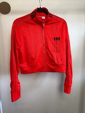 Adidas Originals by Alexander Wang Black Crop Track Jacket